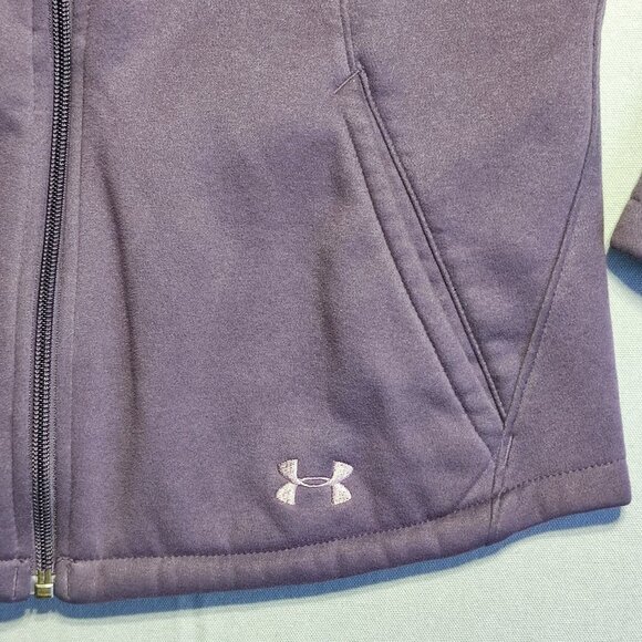 Under Armour Storm sweatshirt women's size S fitted purple, ColdGear - Picture 12 of 14